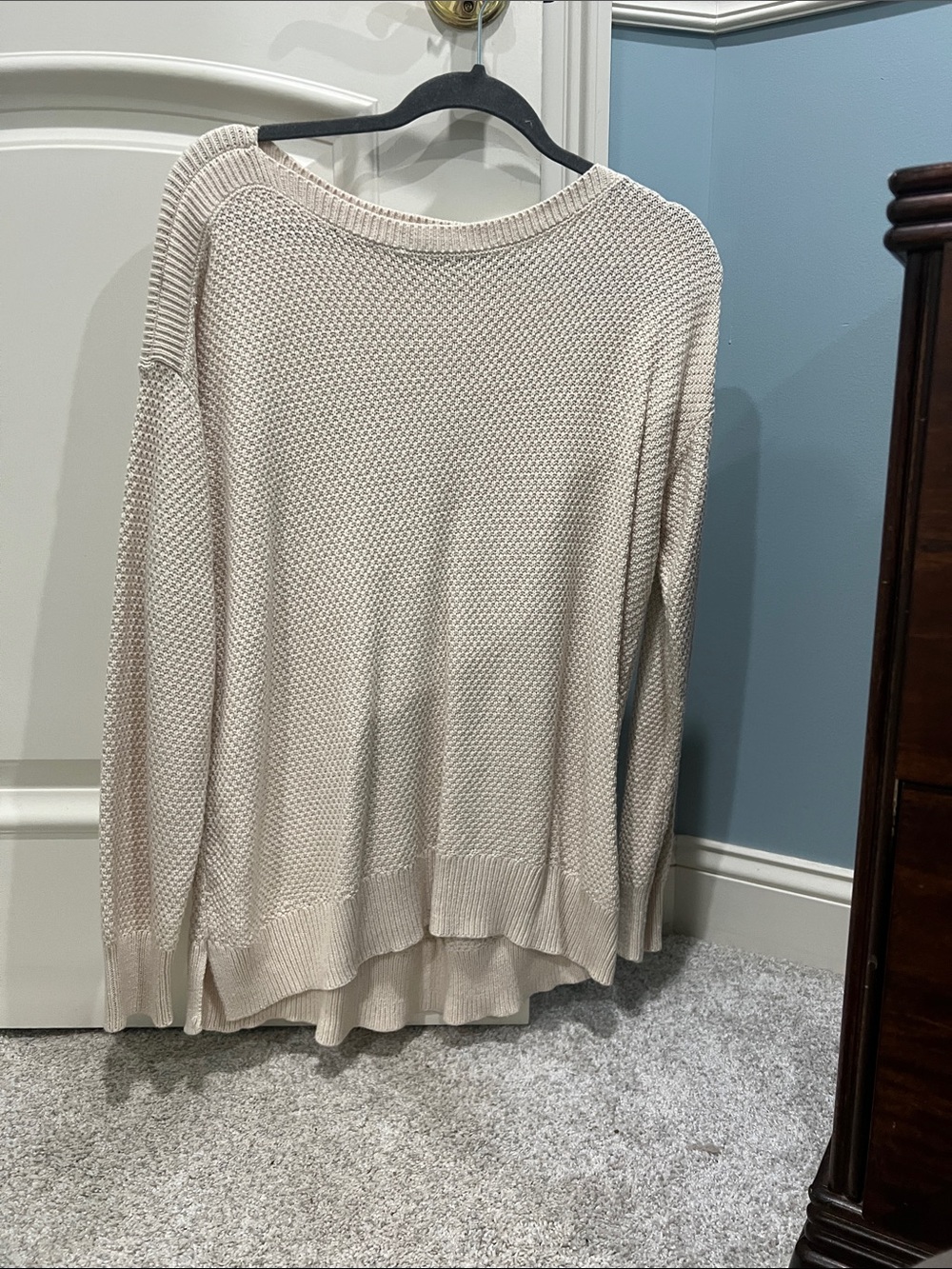 Loft Women’s Lightweight Knit Sweater - Cream